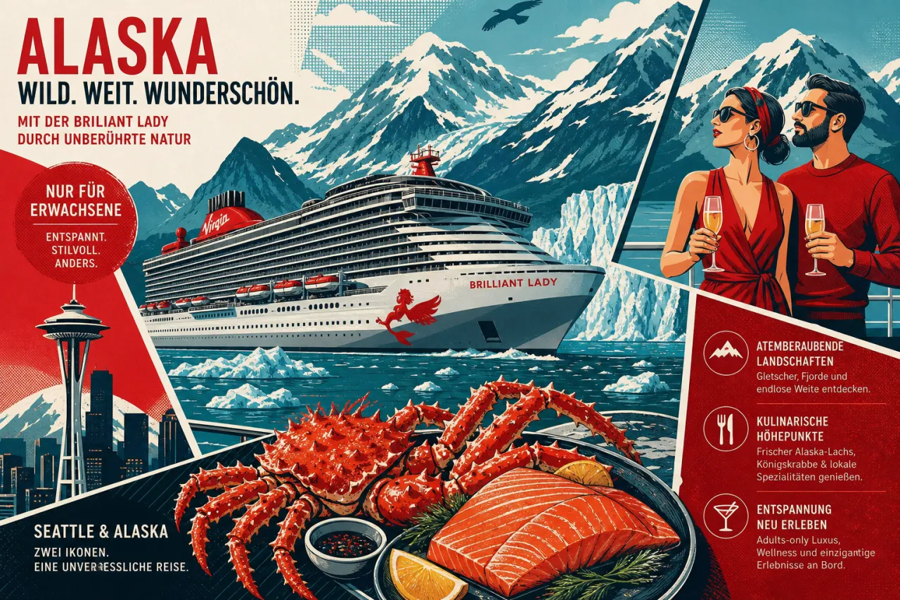 Virgin Voyages startet erste Alaska-Saison ab Seattle