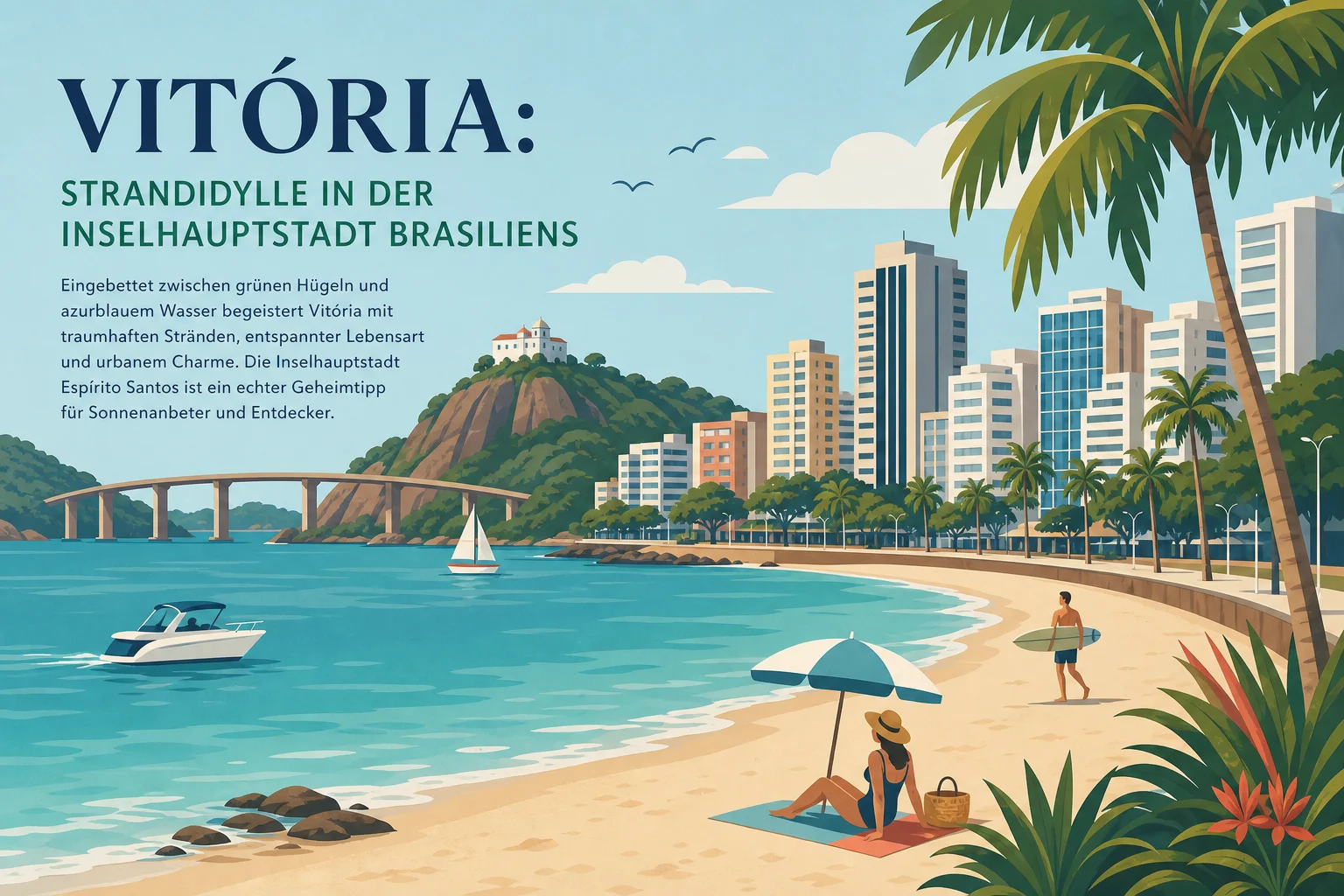 Vitória: Strandidylle in der Inselhauptstadt Brasiliens