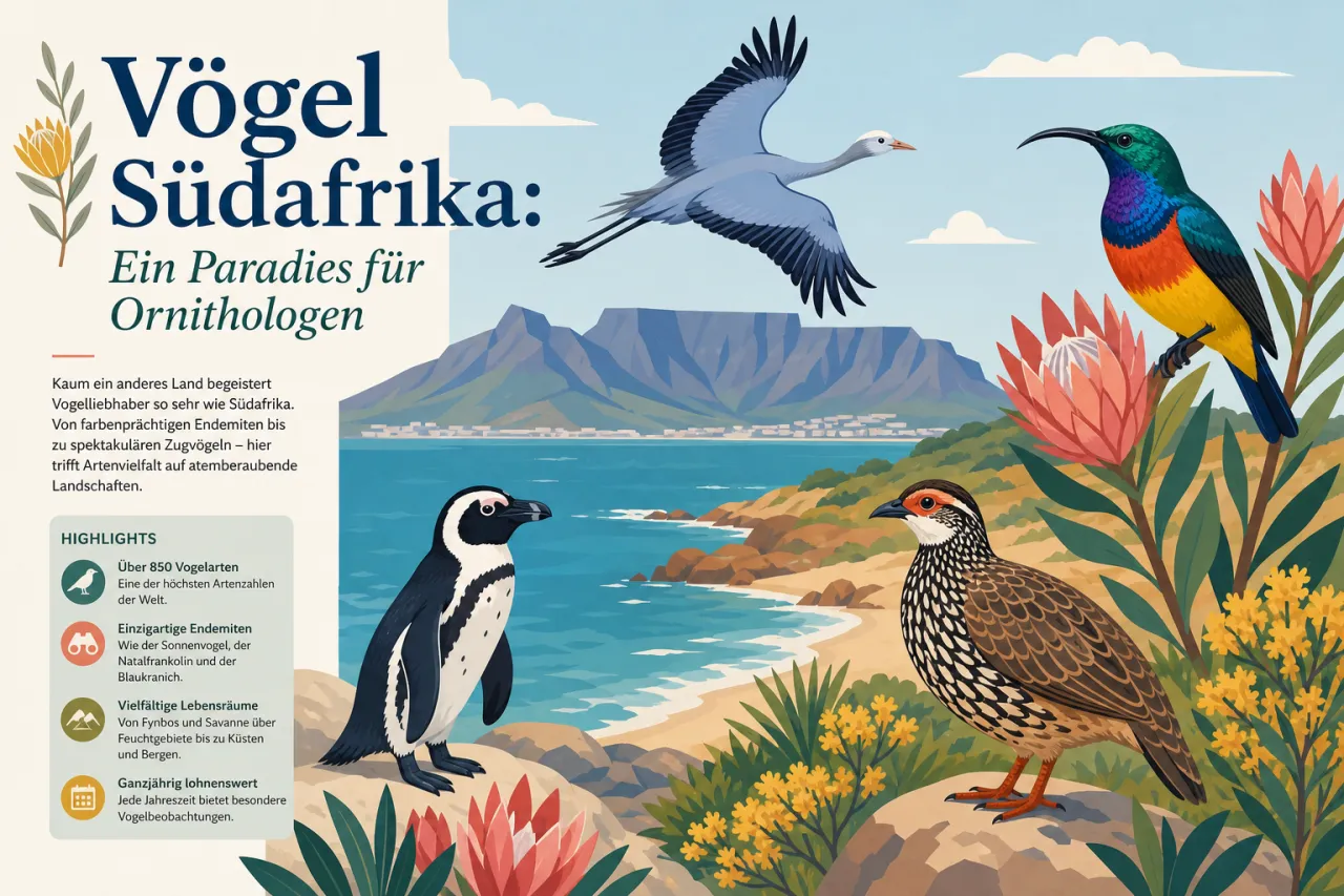 Vögel Südafrika: Ein Paradies für Ornithologen