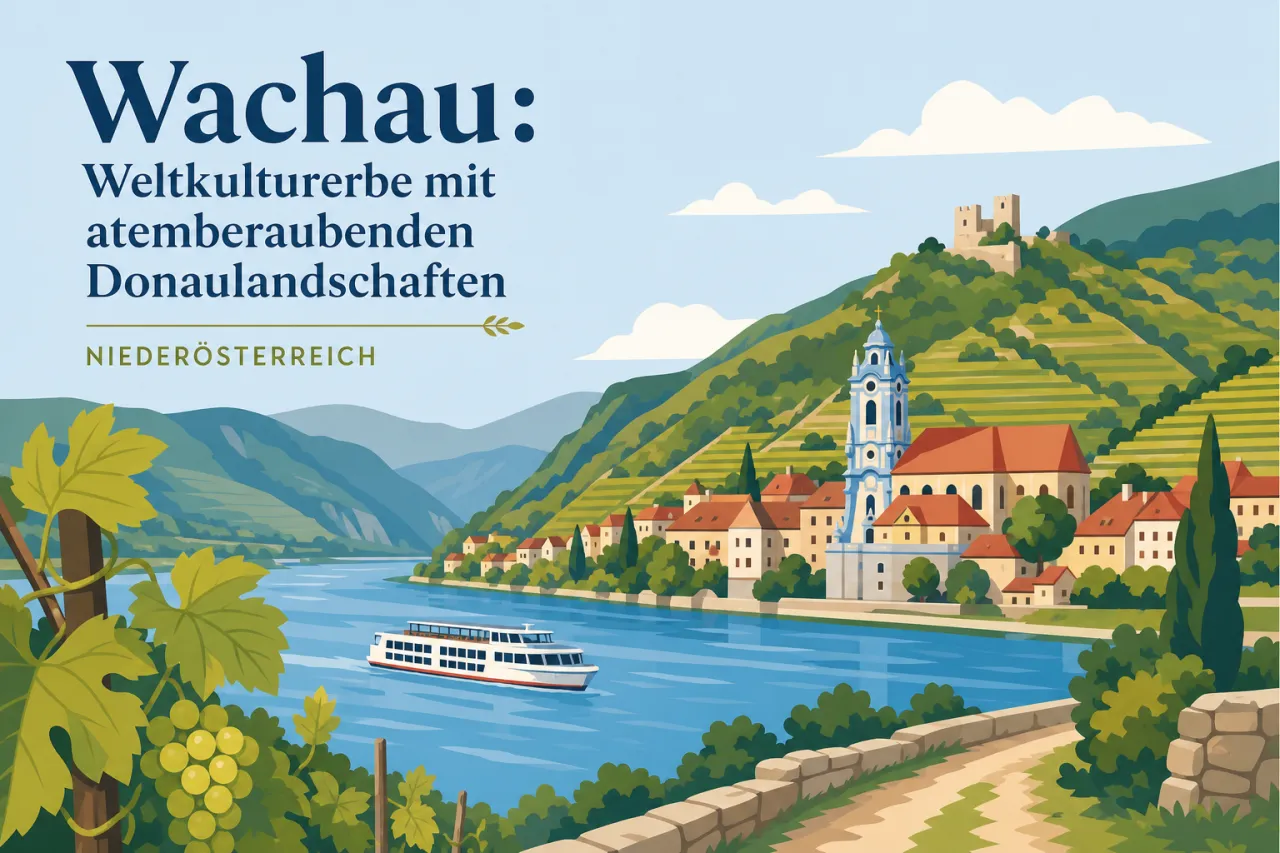 Wachau: Weltkulturerbe an der Donau mit Weinbergen, Klöstern und kleinen Orten