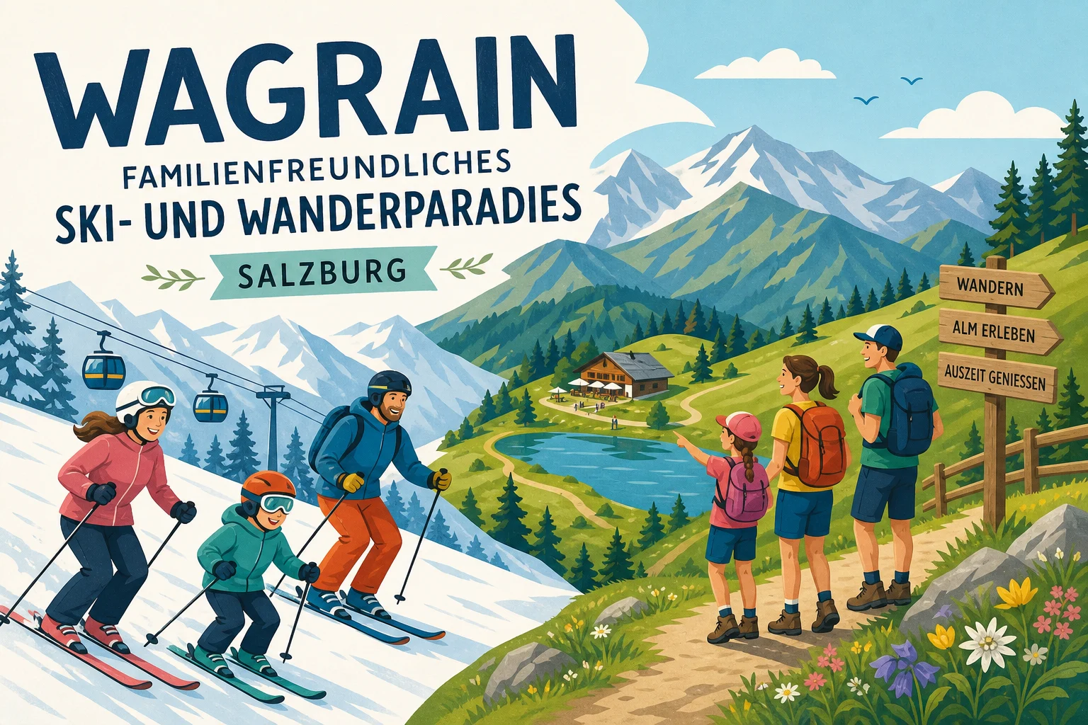 Wagrain: Familienfreundliches Ski- und Wanderparadies