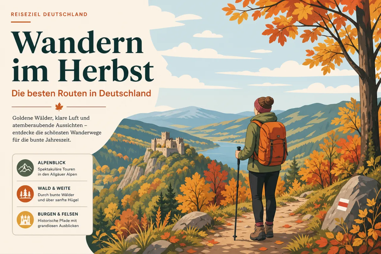 Wandern im Herbst – Die besten Routen in Deutschland