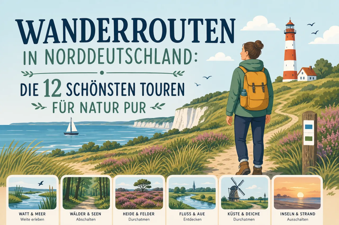Wanderrouten in Norddeutschland: die 12 schönsten Touren für Natur pur