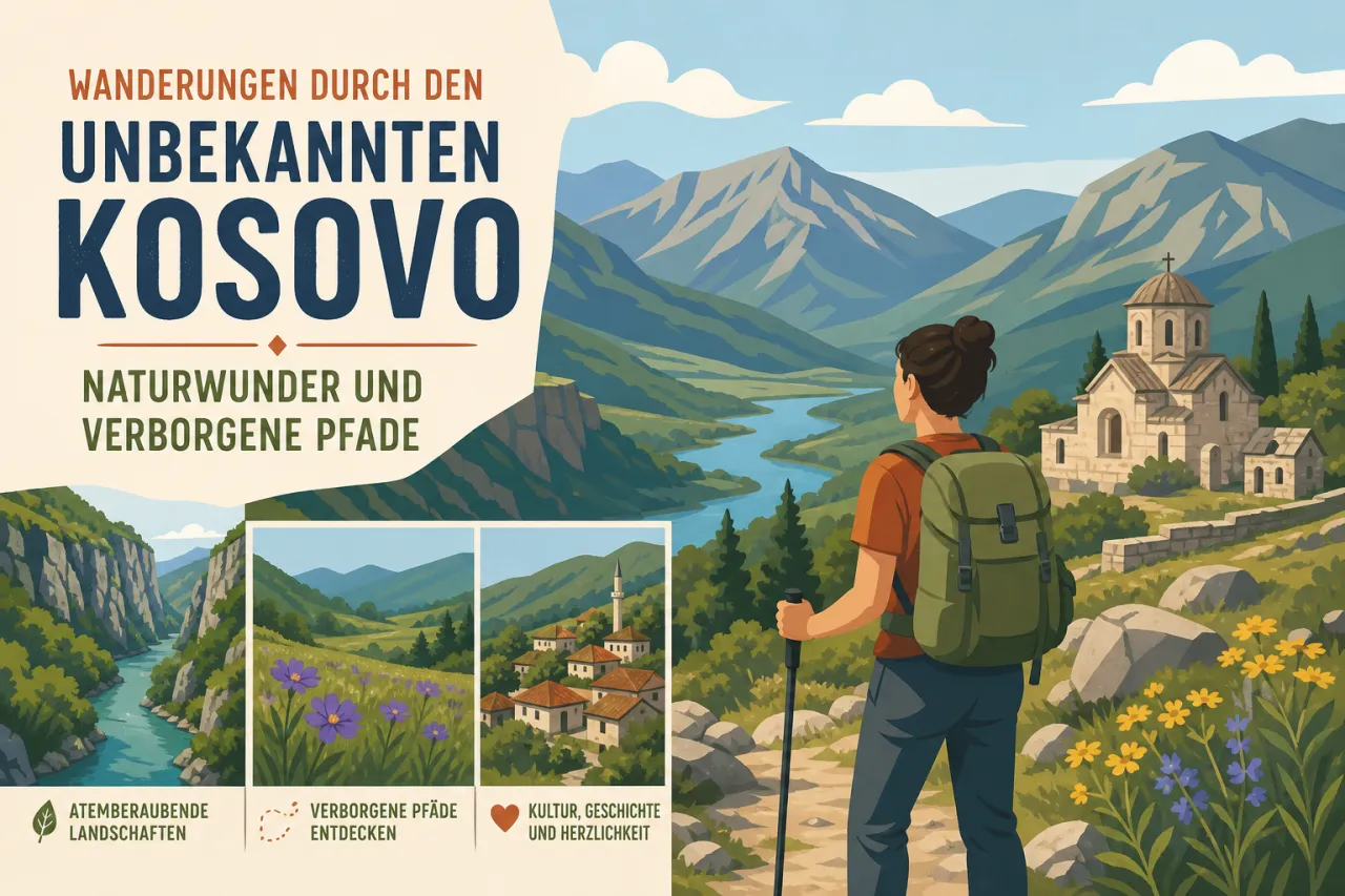 Wanderungen durch den unbekannten Kosovo - Naturwunder und verborgene Pfade