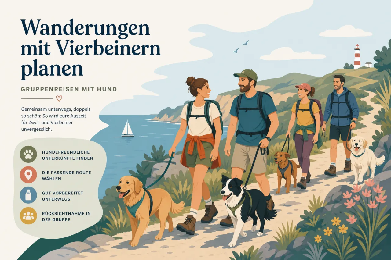 Wanderungen mit Vierbeinern planen