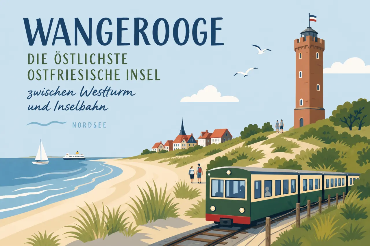 Wangerooge: die östlichste Ostfriesische Insel zwischen Westturm und Inselbahn
