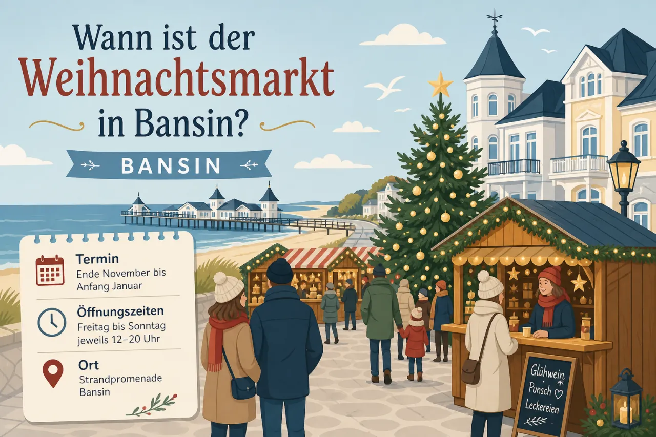 Wann ist der Weihnachtsmarkt in Bansin?