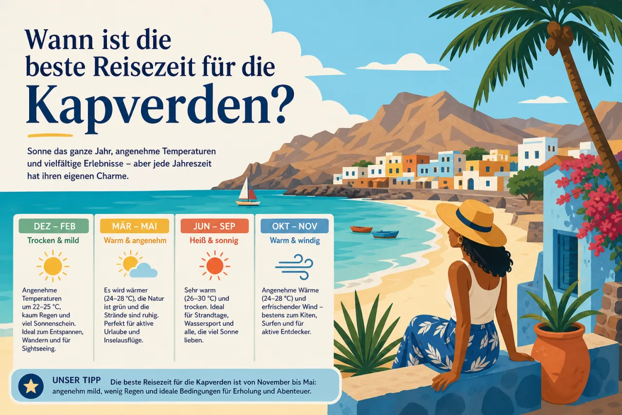 Wann ist die beste Reisezeit für die Kapverden?