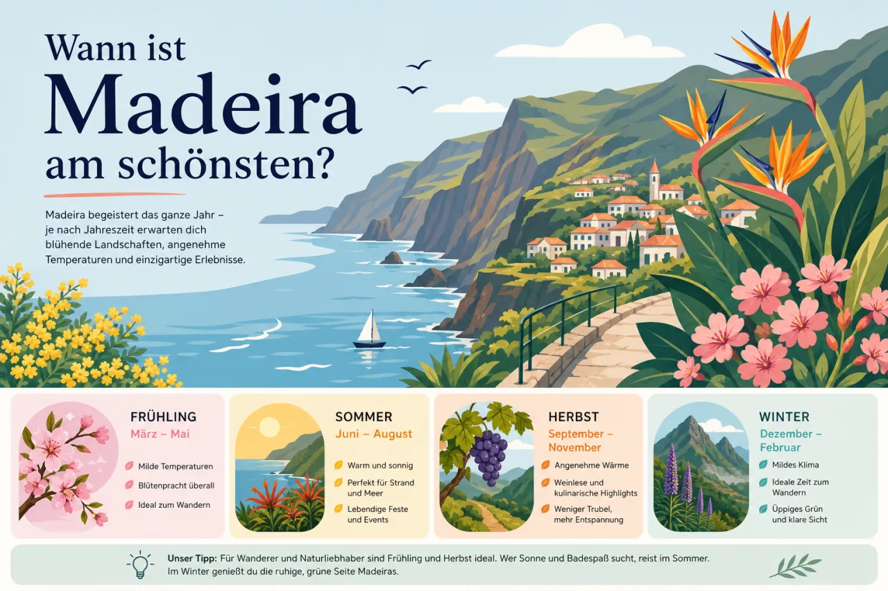 Wann ist Madeira am schönsten?