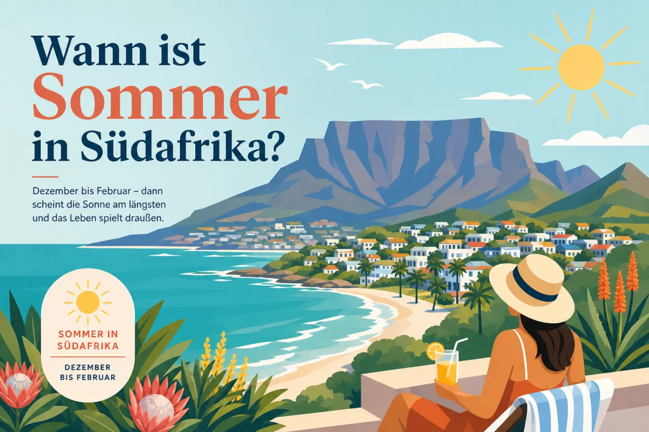 Wann ist Sommer in Südafrika?