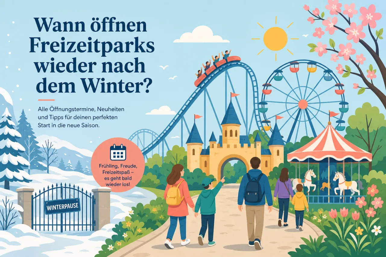 Wann öffnen Freizeitparks wieder nach dem Winter?