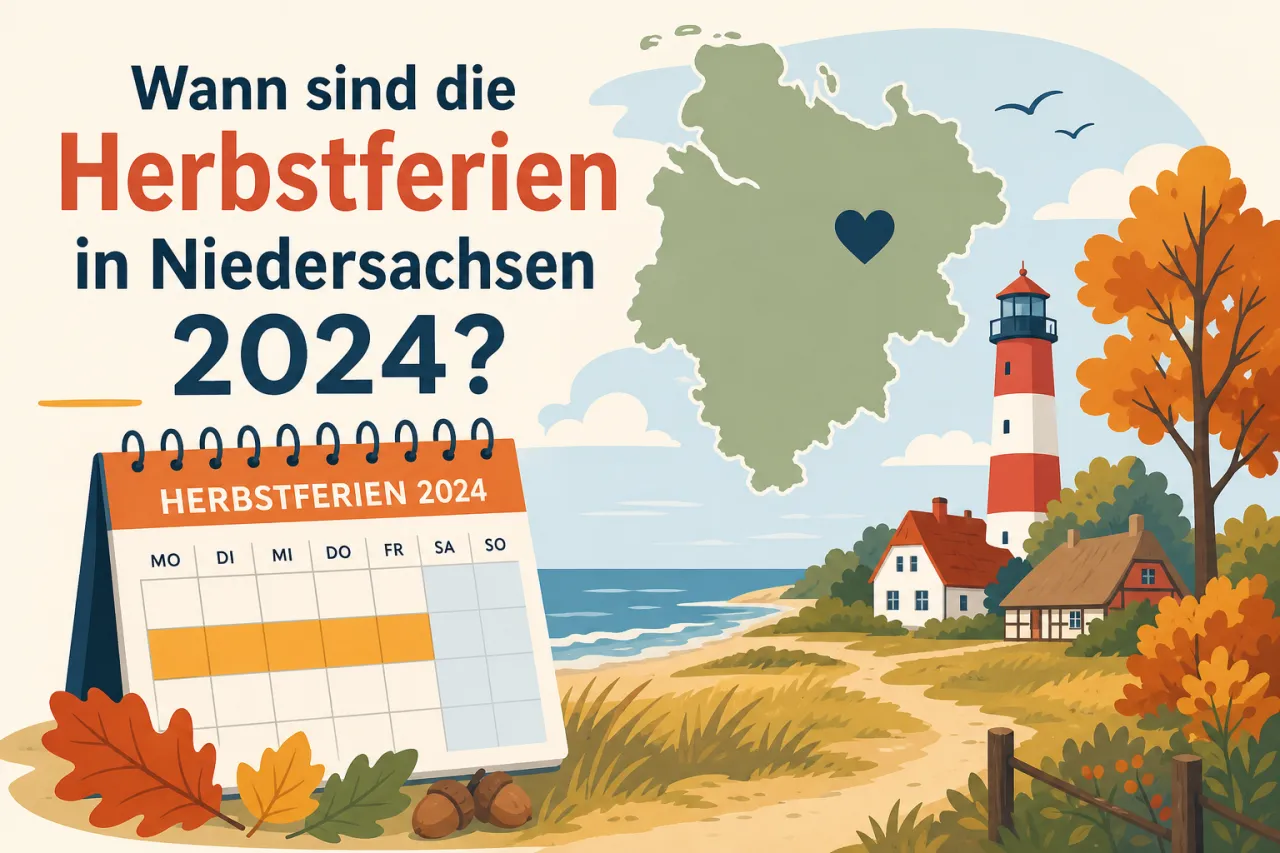 Wann sind die Herbstferien in Niedersachsen 2024?