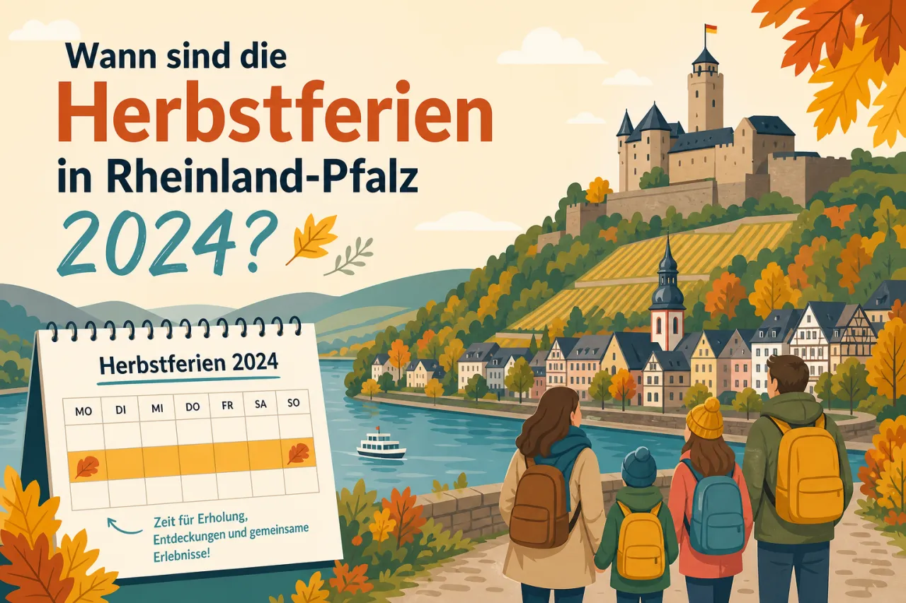 Wann sind die Herbstferien in Rheinland-Pfalz 2024?