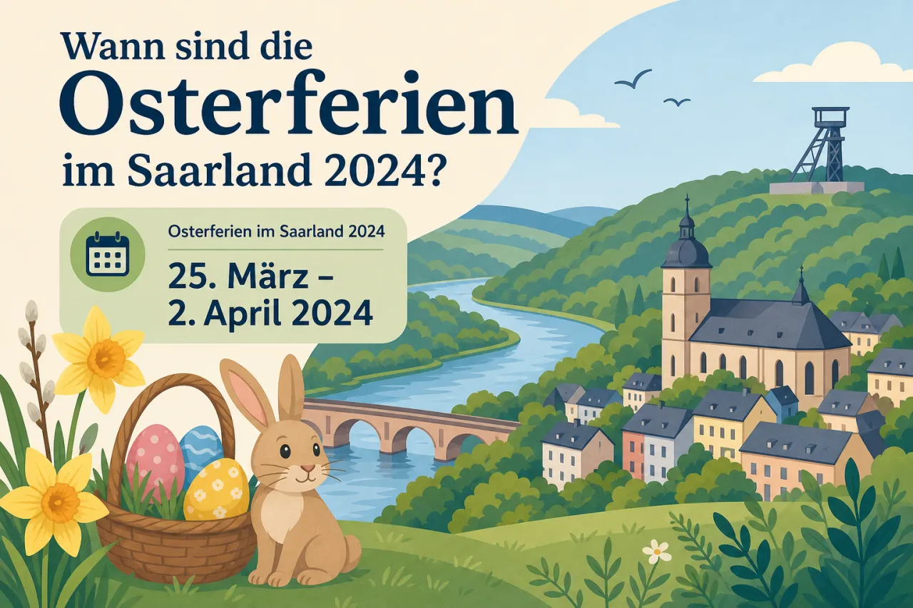 Wann sind die Osterferien im Saarland 2024?