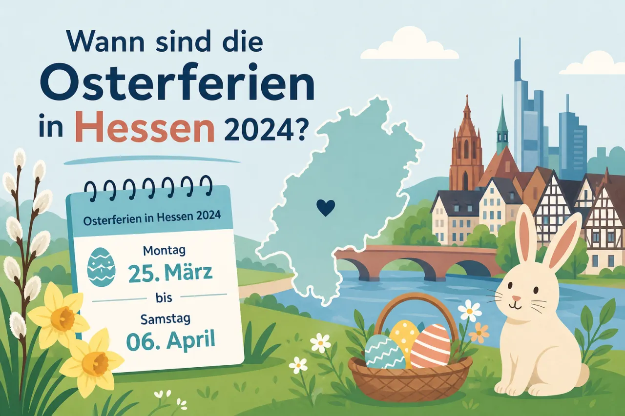 Wann sind die Osterferien in Hessen 2024?
