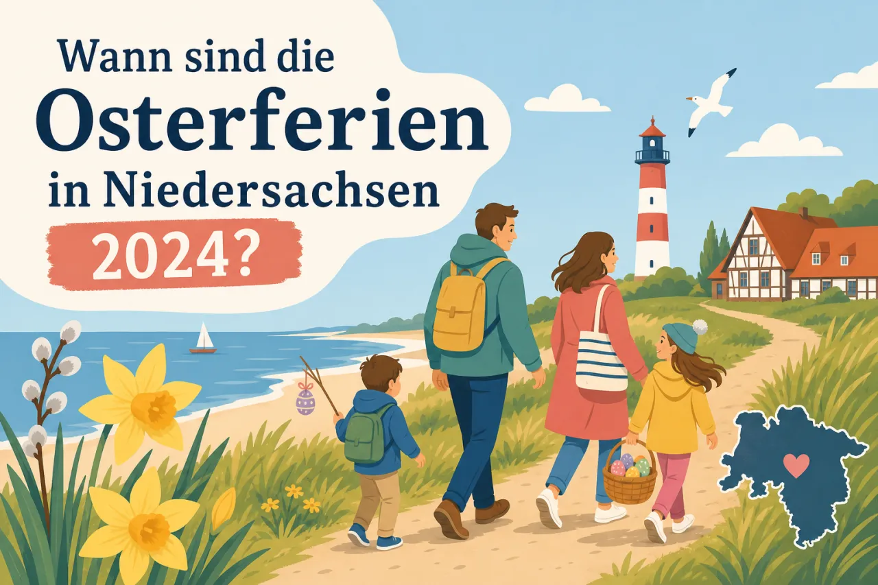 Wann sind die Osterferien in Niedersachsen 2024?