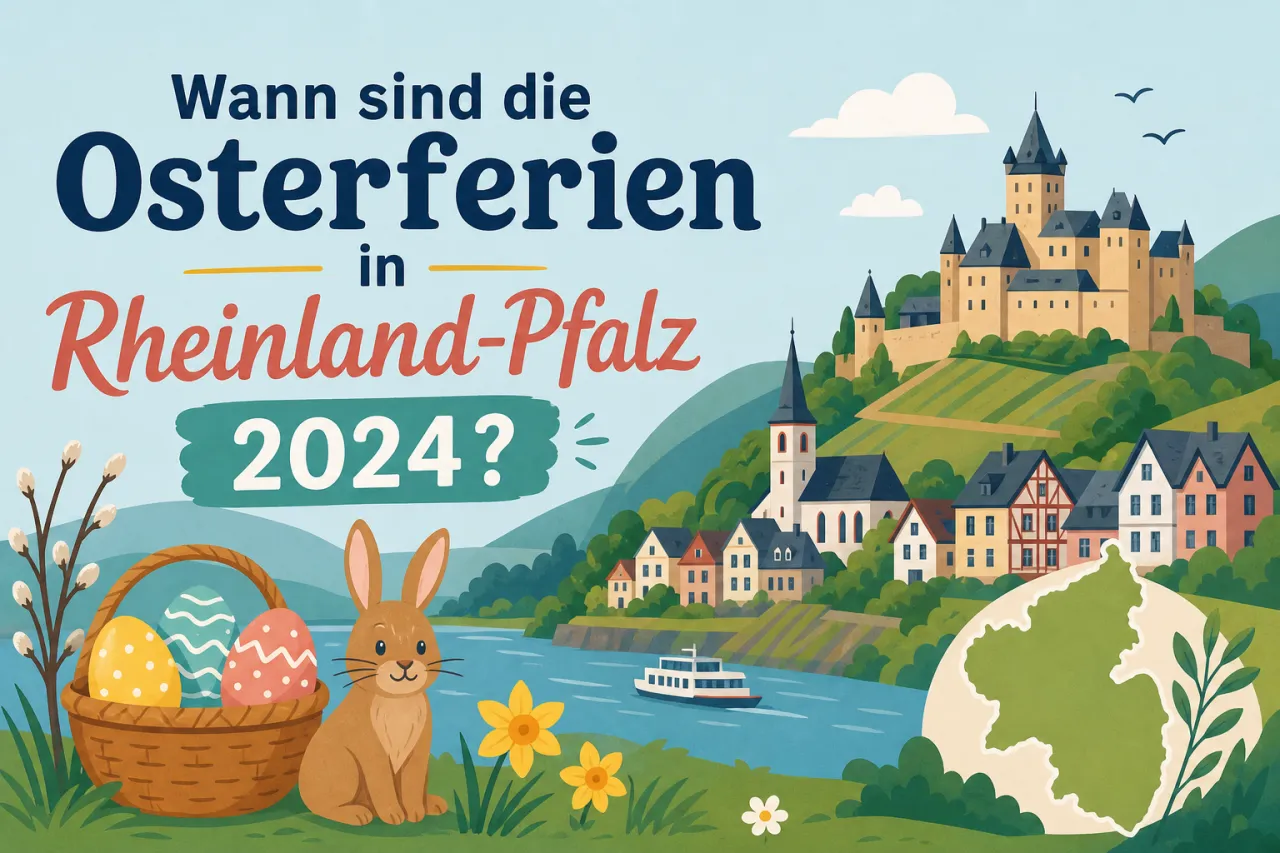 Wann sind die Osterferien in Rheinland-Pfalz 2024?