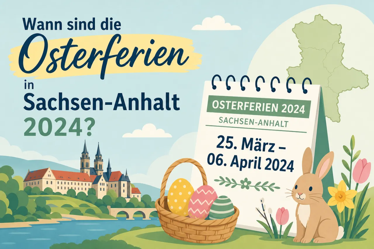 Wann sind die Osterferien in Sachsen-Anhalt 2024?