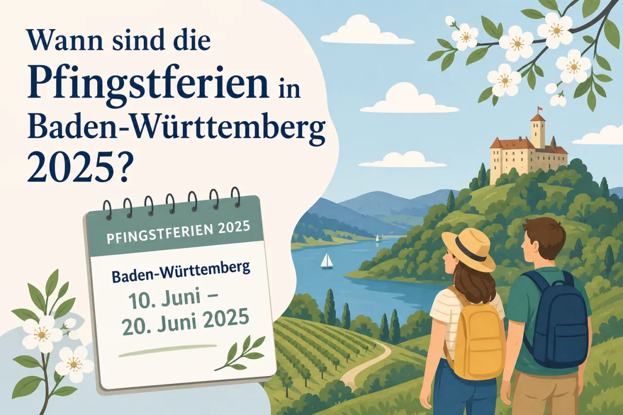 Wann sind die Pfingstferien in Baden-Württemberg 2025?