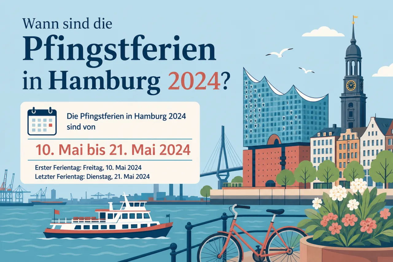 Wann sind die Pfingstferien in Hamburg 2024?