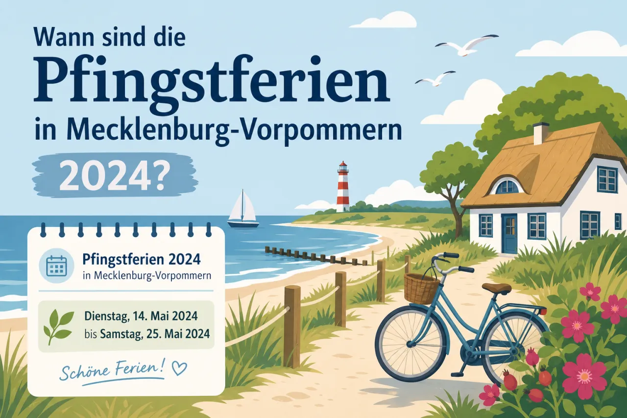 Wann sind die Pfingstferien in Mecklenburg-Vorpommern 2024?