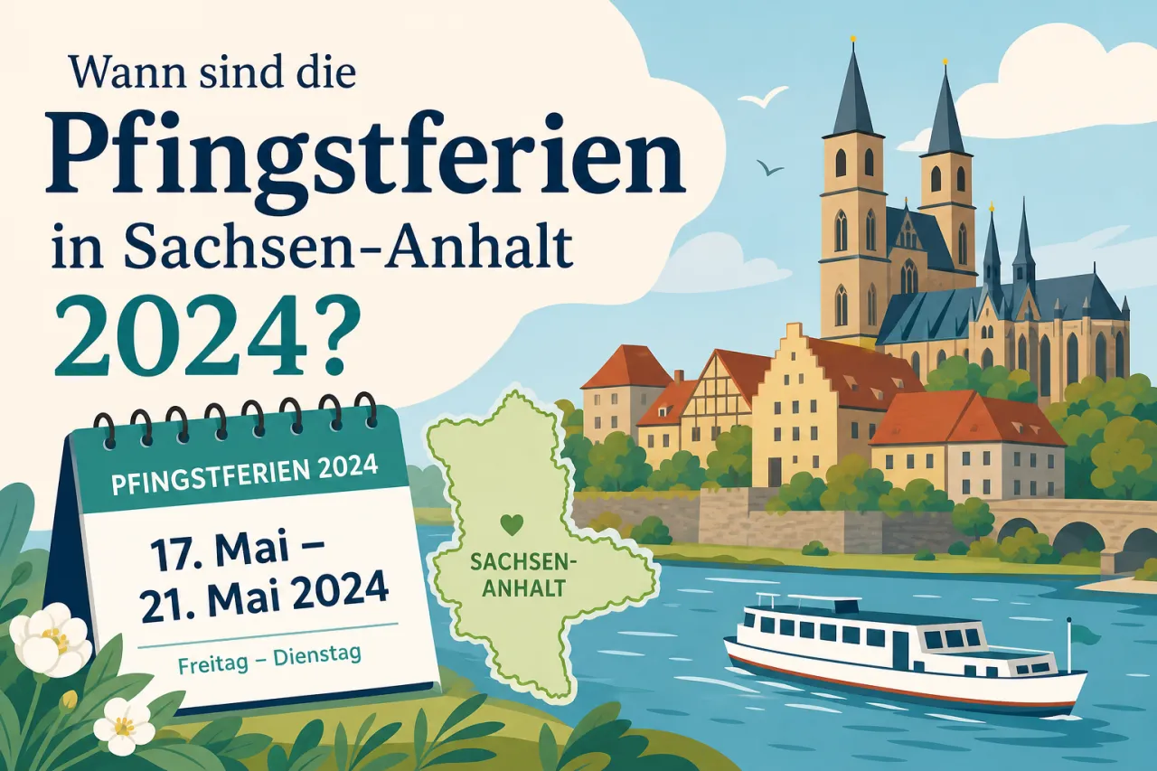 Wann sind die Pfingstferien in Sachsen-Anhalt 2024?