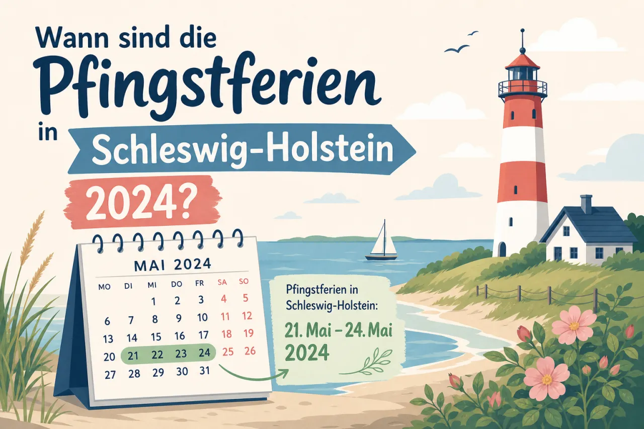 Wann sind die Pfingstferien in Schleswig-Holstein 2024?