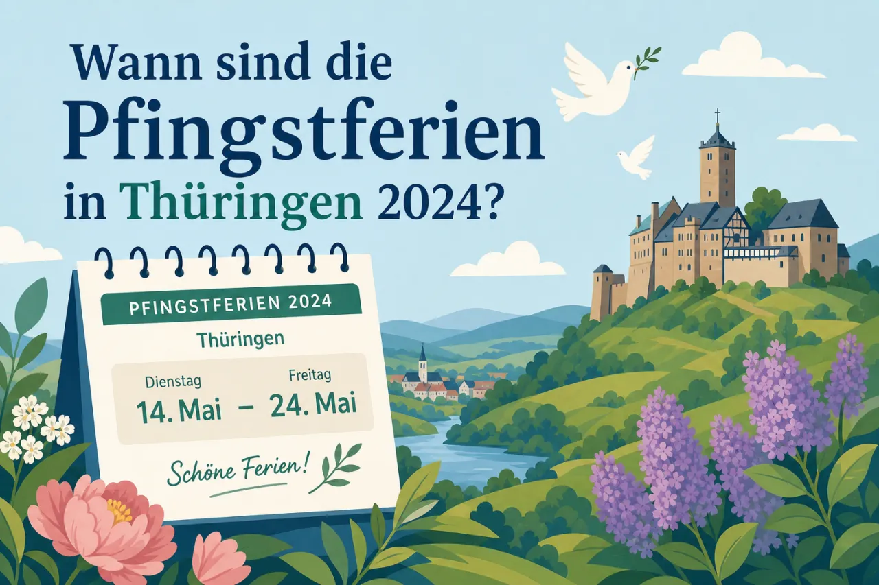 Wann sind die Pfingstferien in Thüringen 2024?