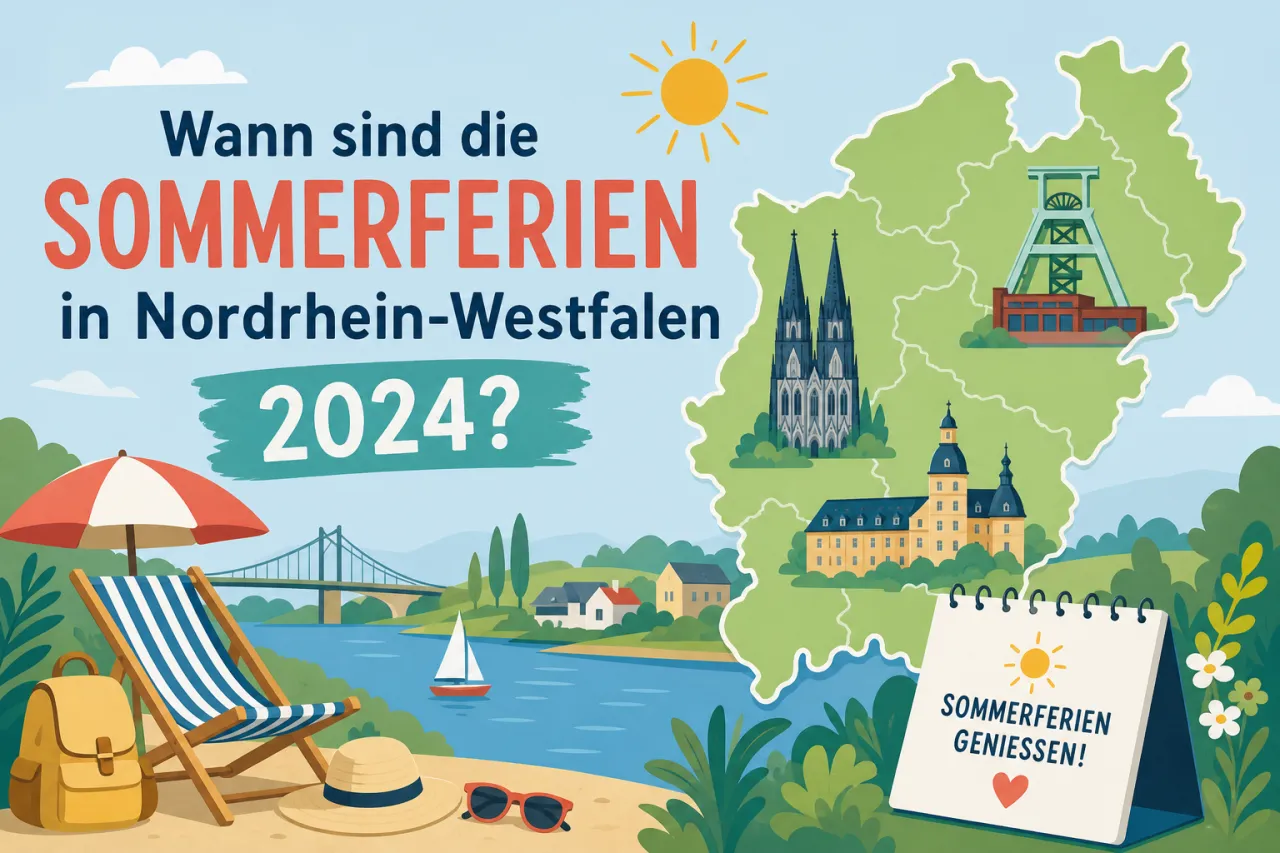 Wann sind die Sommerferien in Nordrhein-Westfalen 2024?