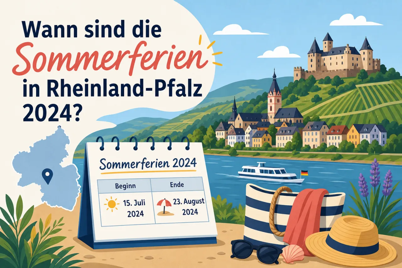 Wann sind die Sommerferien in Rheinland-Pfalz 2024?