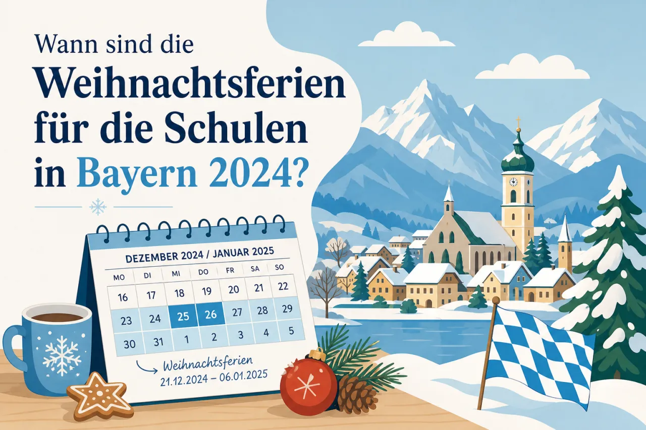 Wann sind die Weihnachtsferien für die Schulen in Bayern 2024?