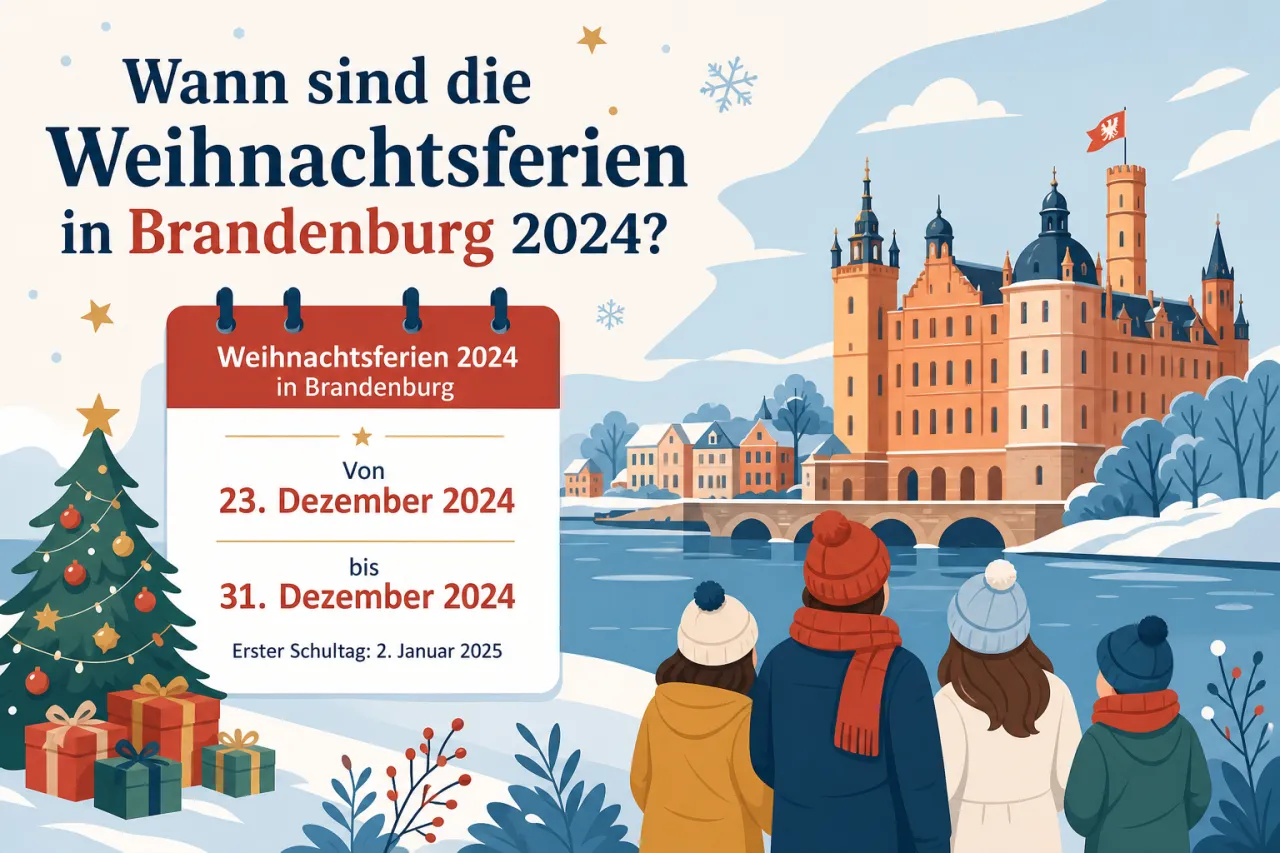 Wann sind die Weihnachtsferien in Brandenburg 2024?