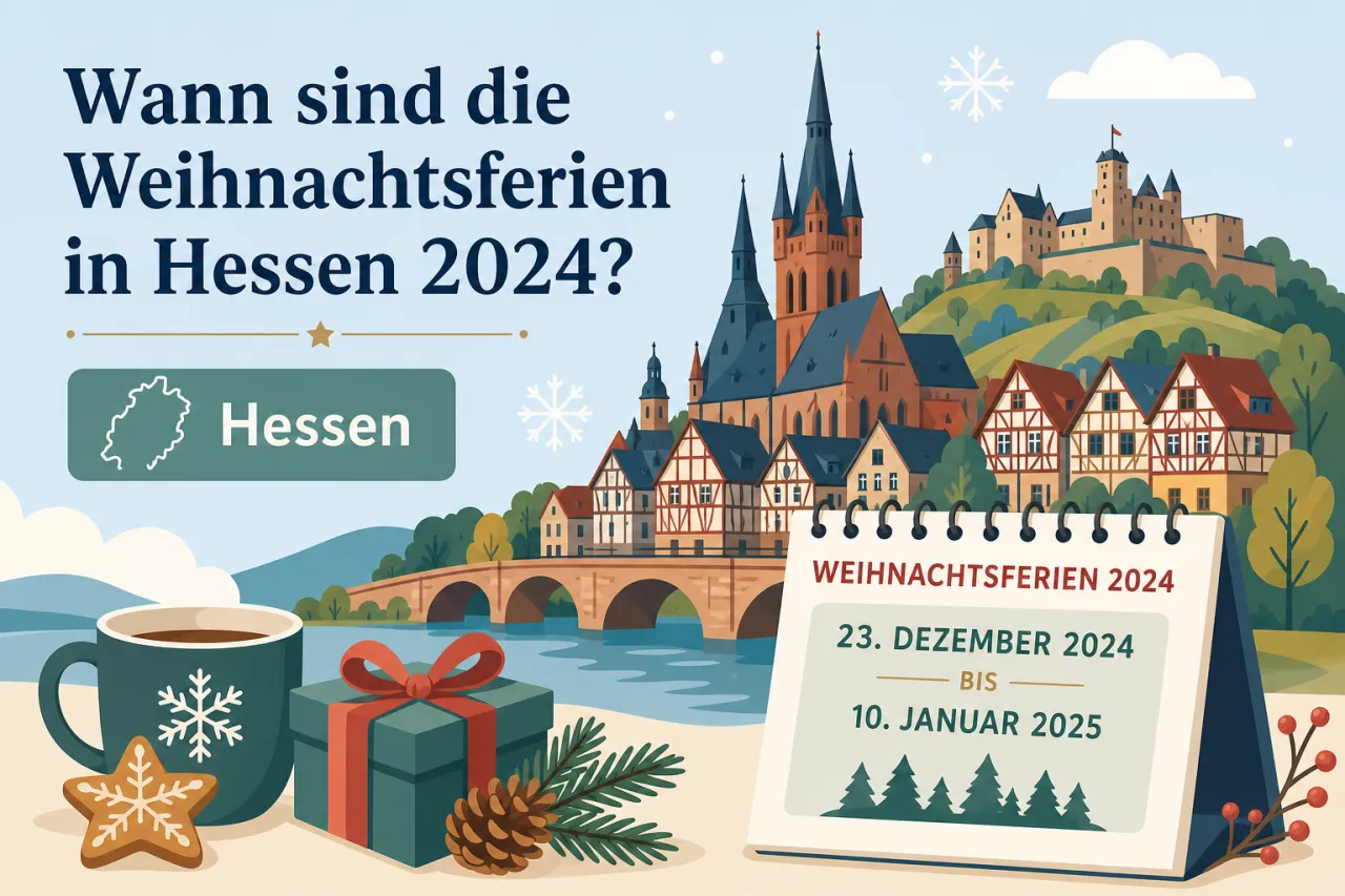 Wann sind die Weihnachtsferien in Hessen 2024?