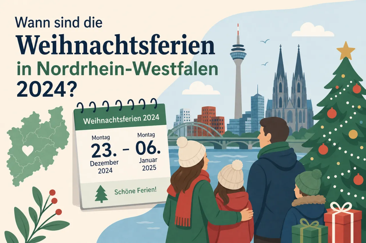Wann sind die Weihnachtsferien in Nordrhein-Westfalen 2024?