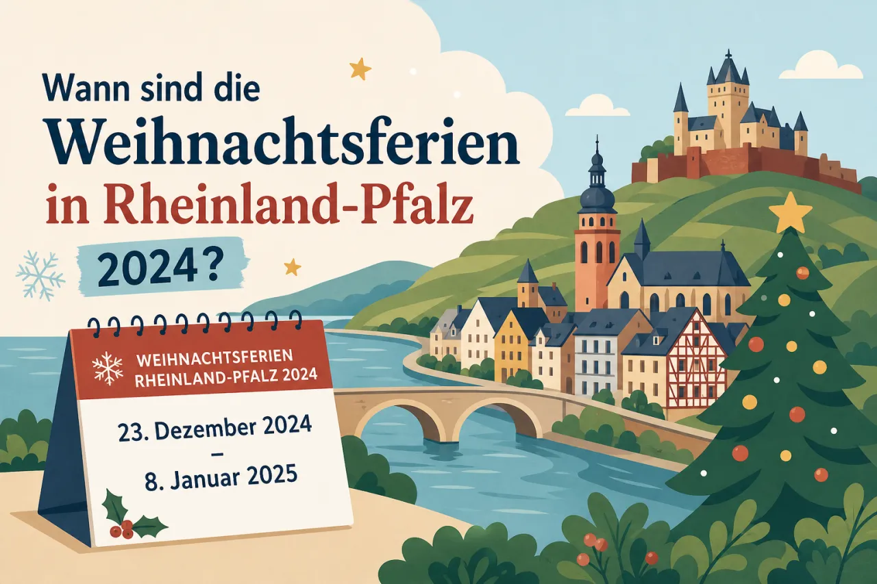 Wann sind die Weihnachtsferien in Rheinland-Pfalz 2024?