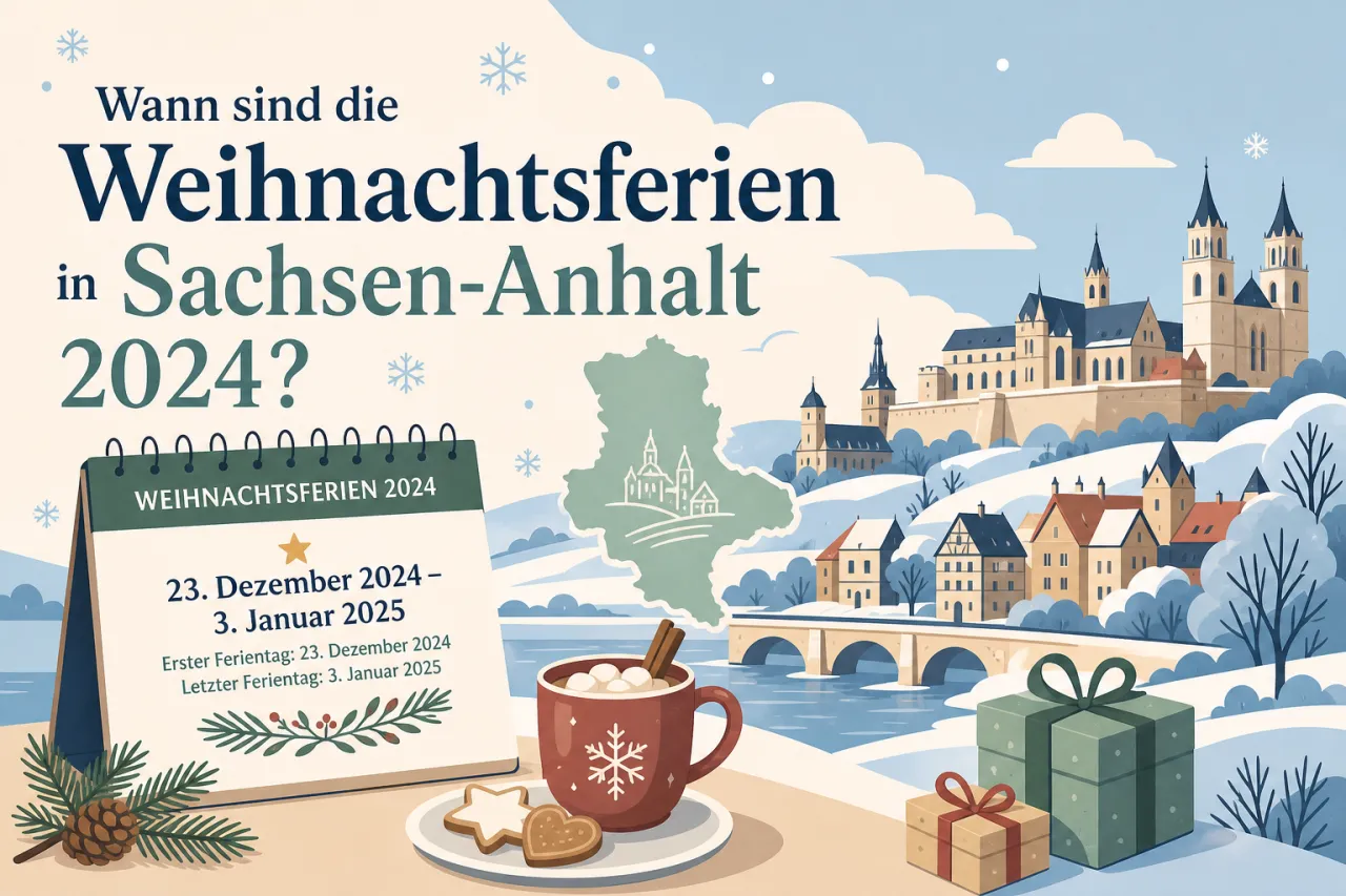 Wann sind die Weihnachtsferien in Sachsen-Anhalt 2024?