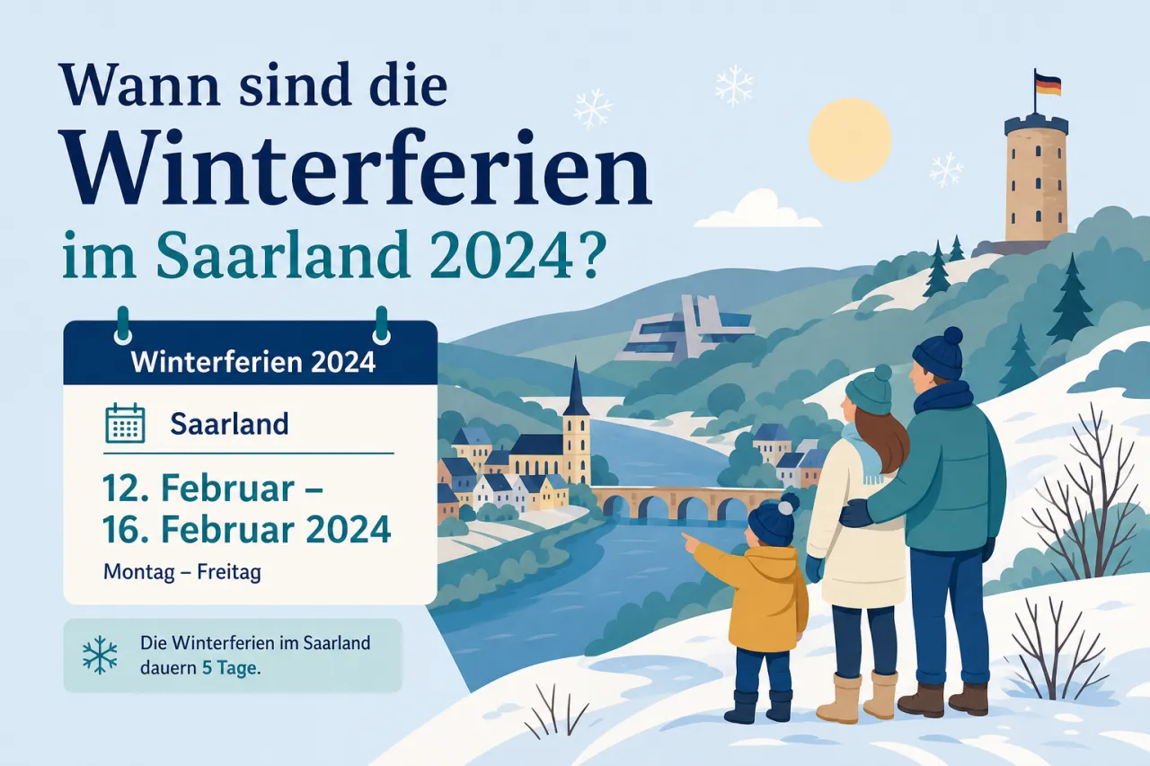 Wann sind die Winterferien im Saarland 2024?
