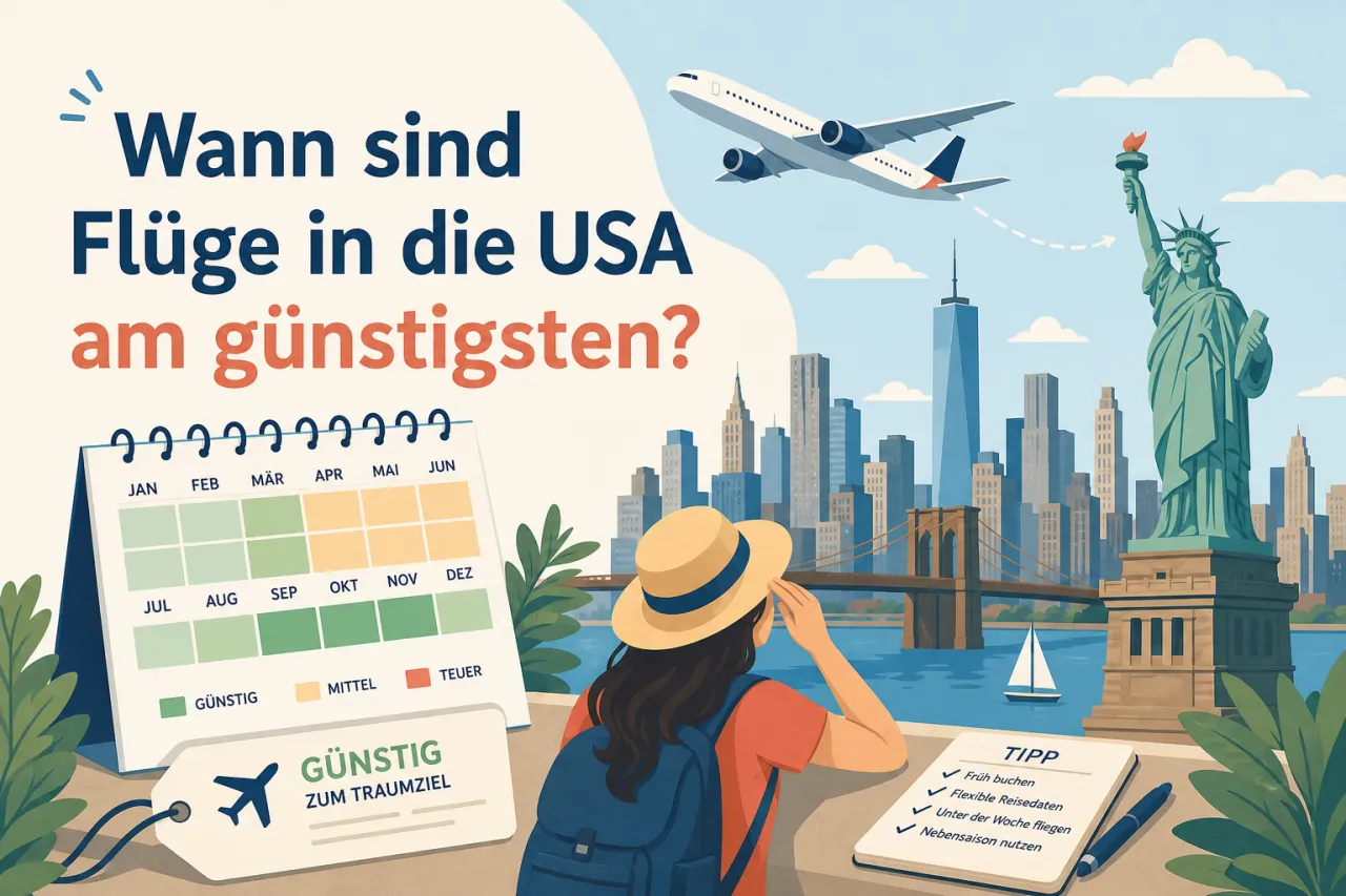 Wann sind Flüge in die USA am günstigsten?