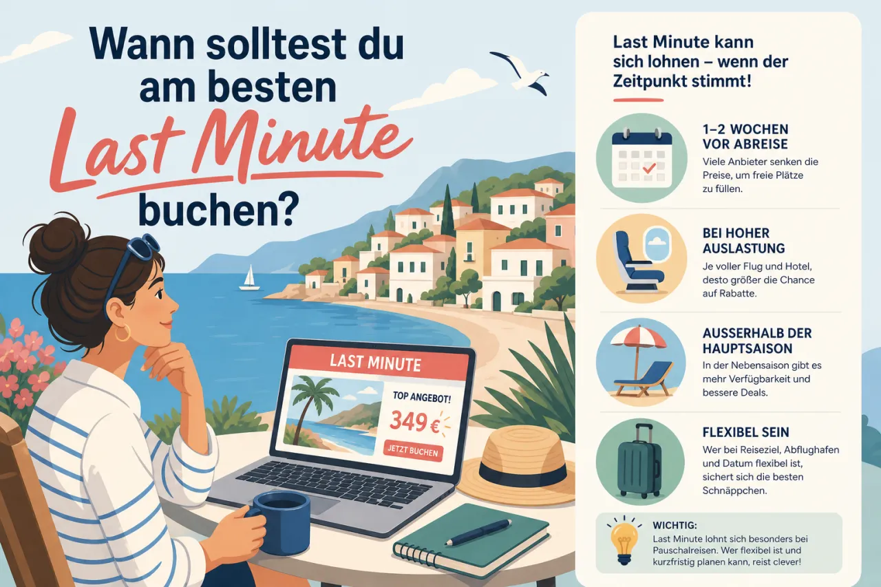 Wann sollte man am besten Last Minute buchen?