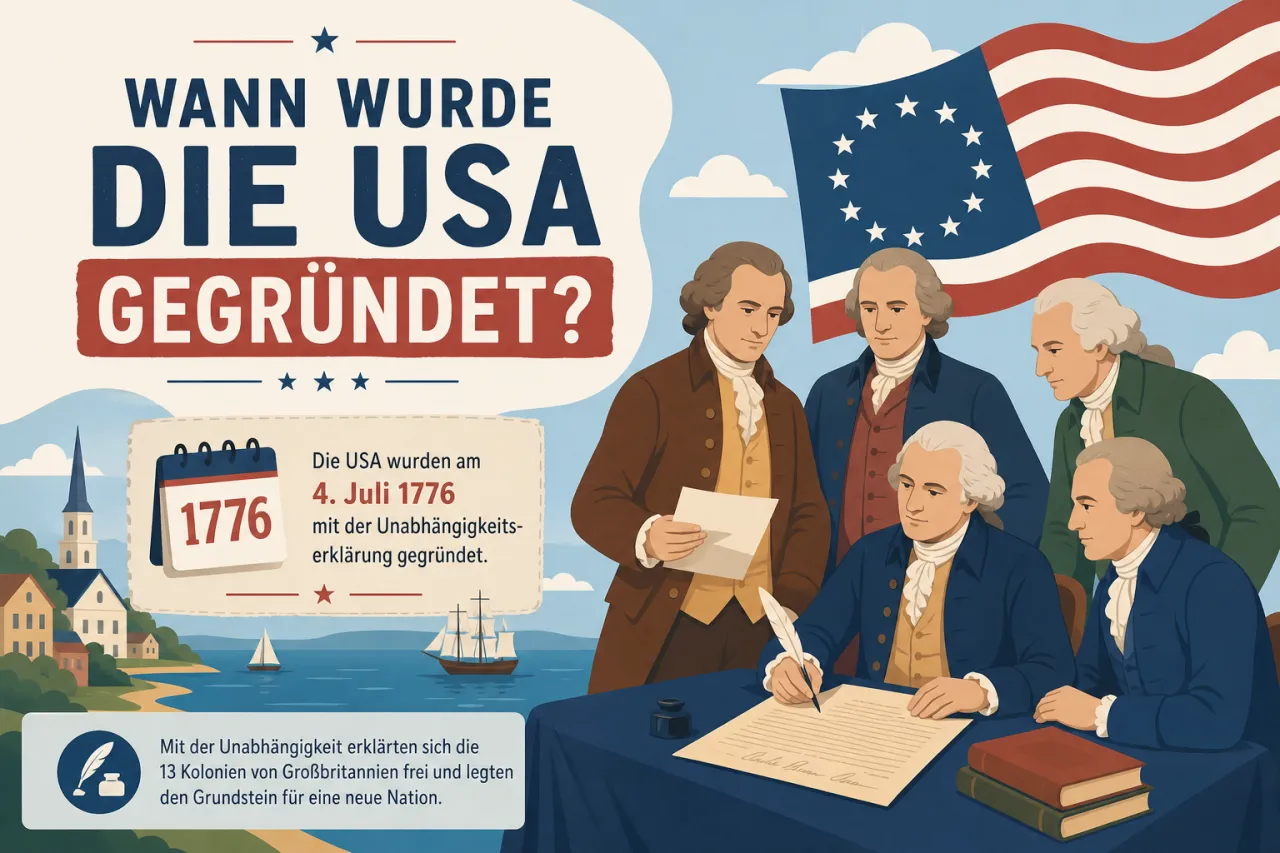 Wann wurde die USA gegründet?