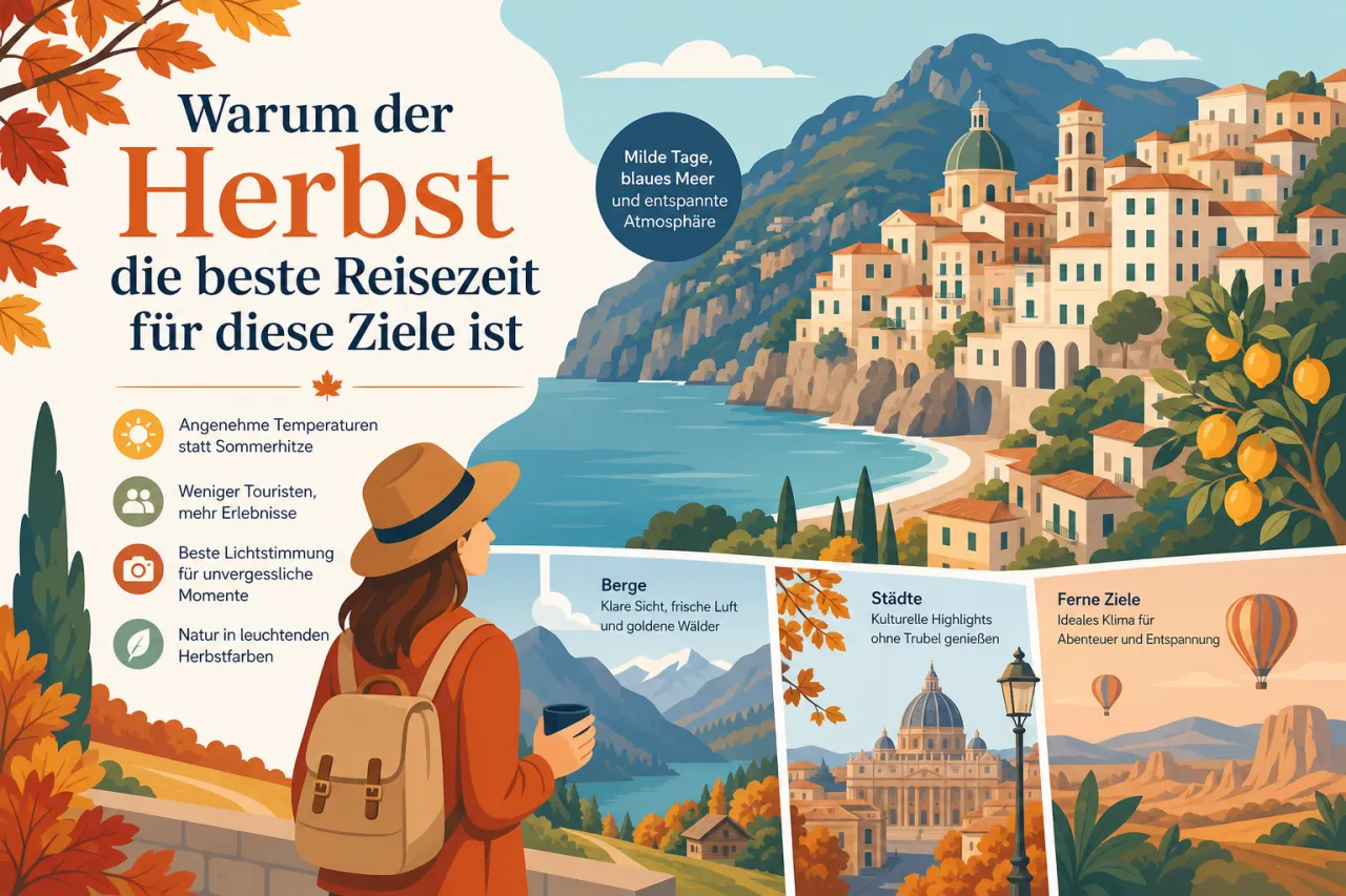 Warum der Herbst die beste Reisezeit für diese Ziele ist