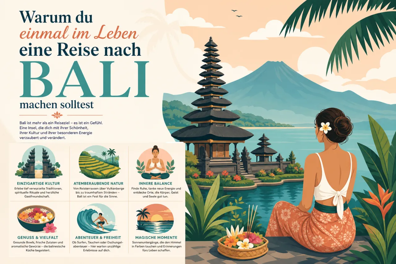 Warum du einmal im Leben eine Reise nach Bali machen solltest