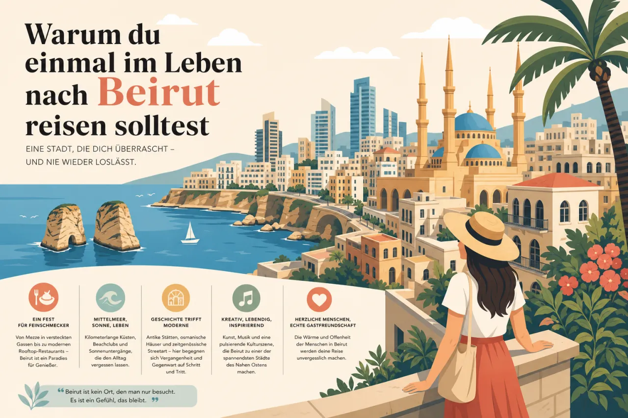 Warum du einmal im Leben nach Beirut reisen solltest