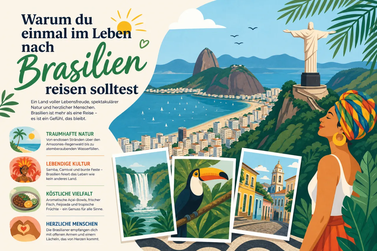 Warum du einmal im Leben nach Brasilien reisen solltest