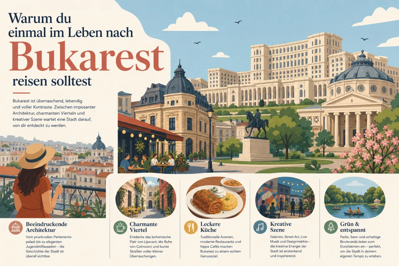 Warum du einmal im Leben nach Bukarest reisen solltest