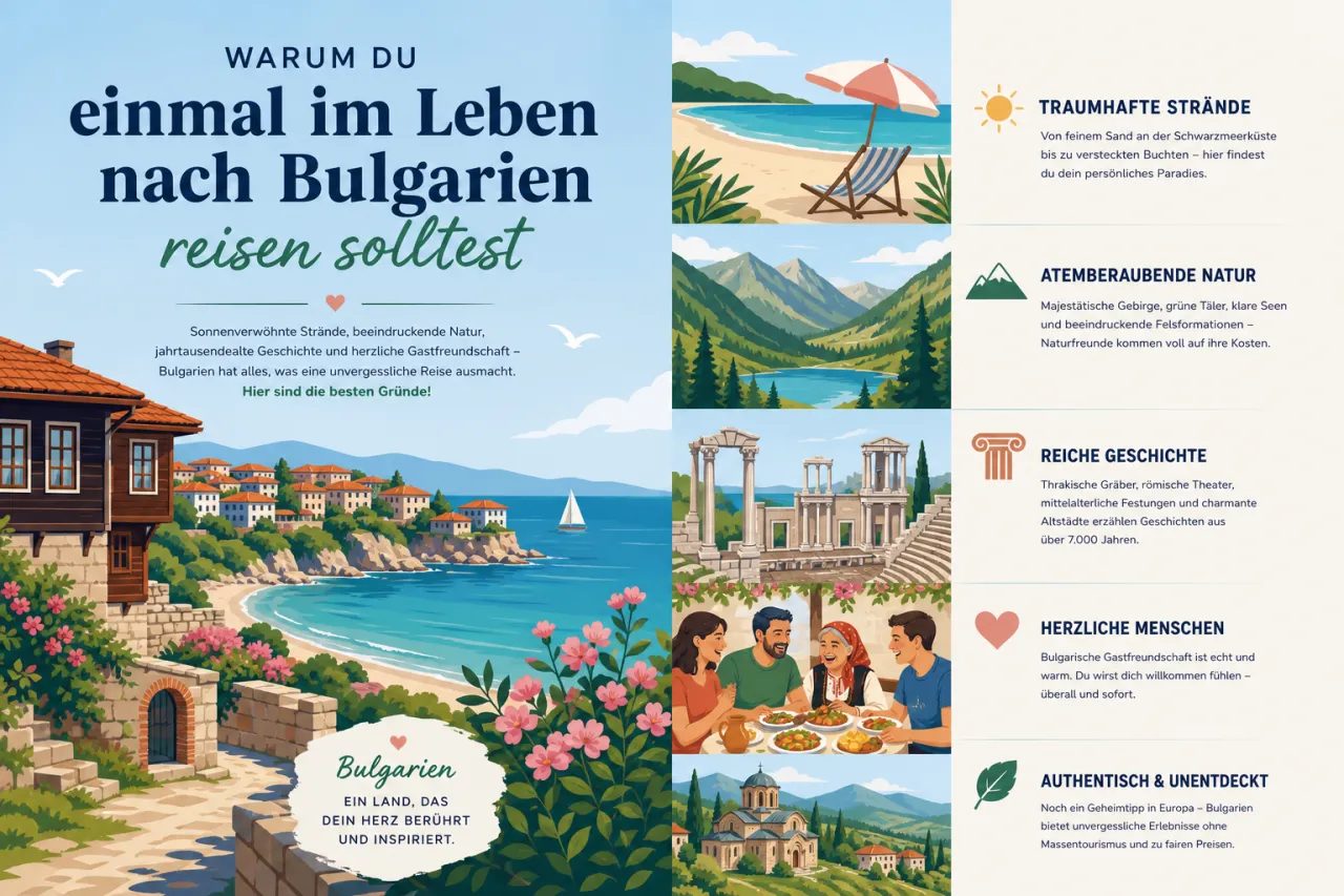 Warum du einmal im Leben nach Bulgarien reisen solltest