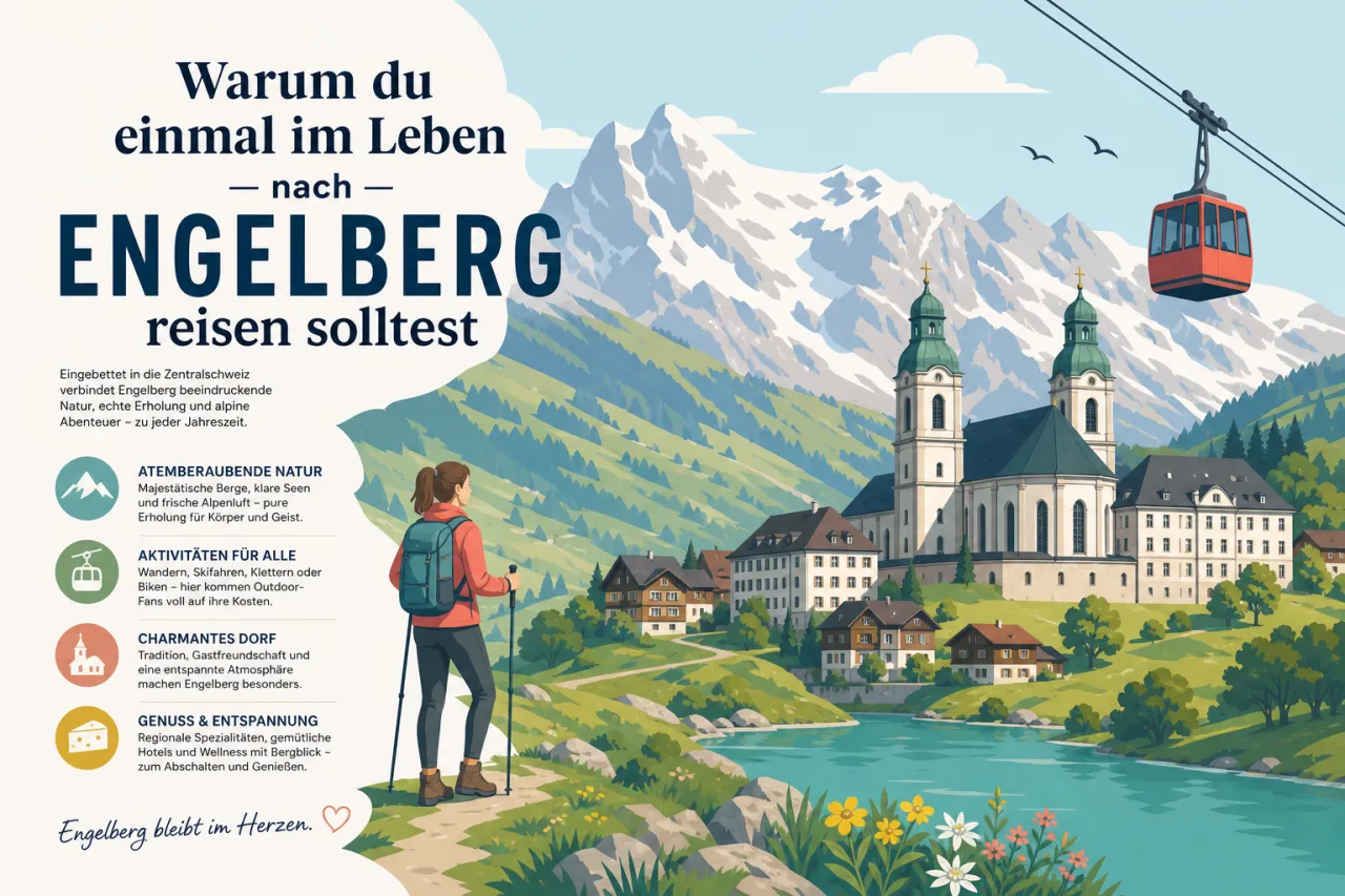 Warum du einmal im Leben nach Engelberg reisen solltest