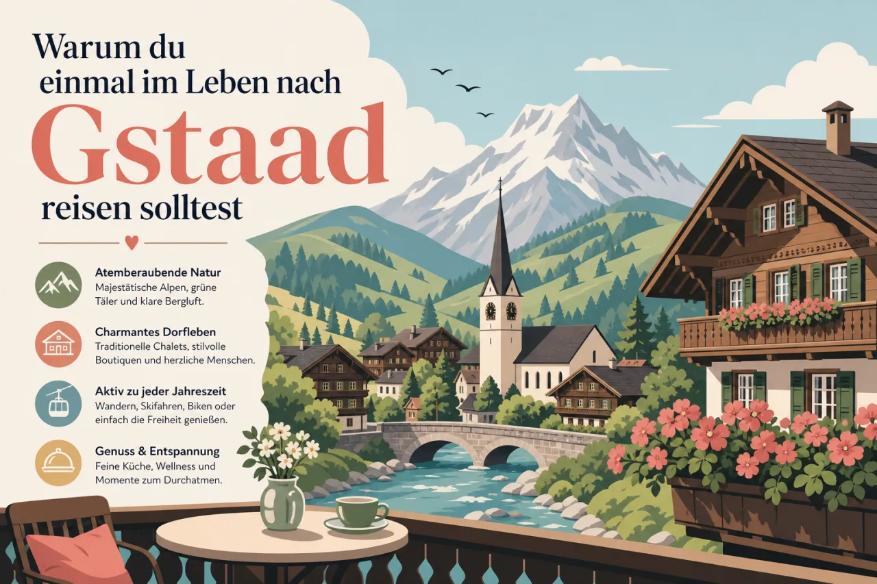 Warum du einmal im Leben nach Gstaad reisen solltest