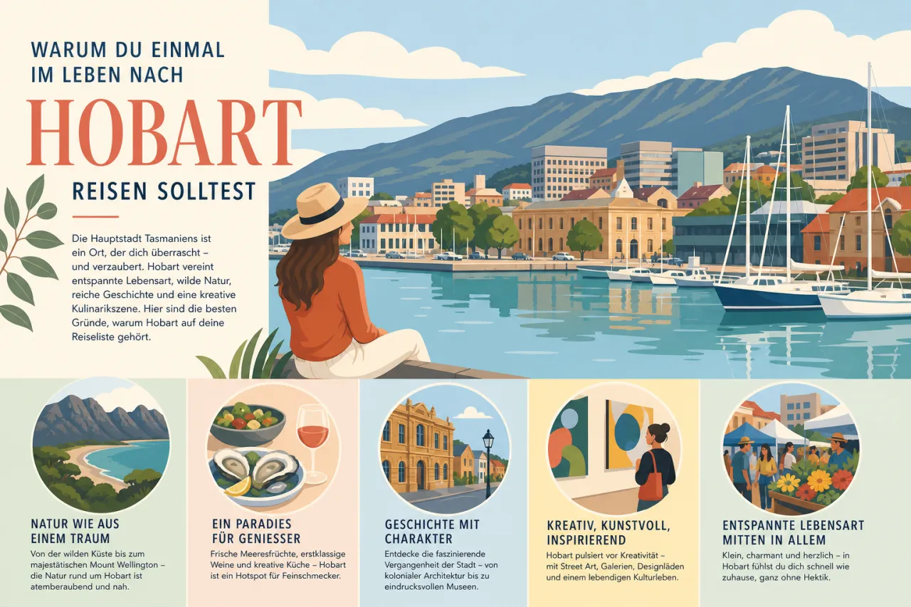 Warum du einmal im Leben nach Hobart reisen solltest