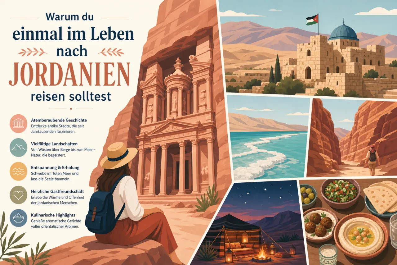 Warum du einmal im Leben nach Jordanien reisen solltest